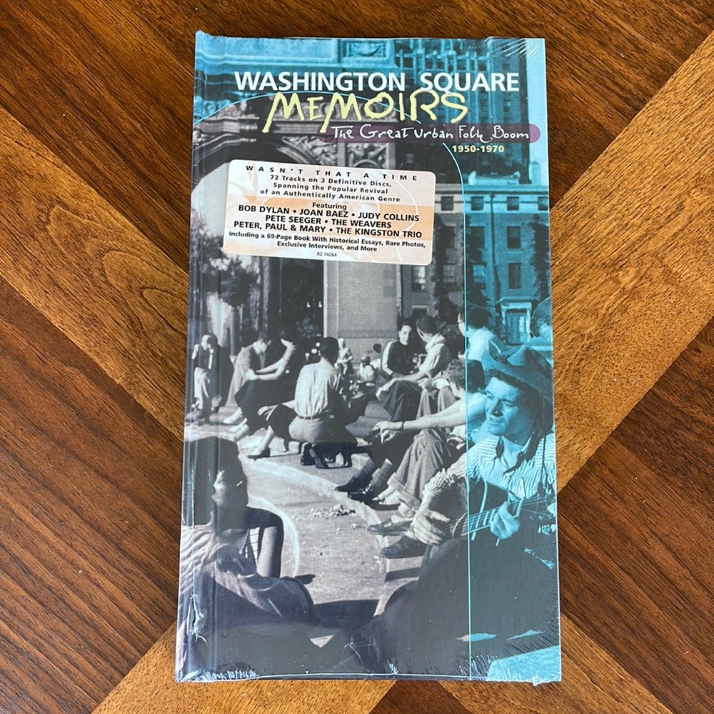 NEVER OPENED WASHINGTON SQUARE MEMOIRS - THE GREAT URBAN FOLK BOOM CD SET